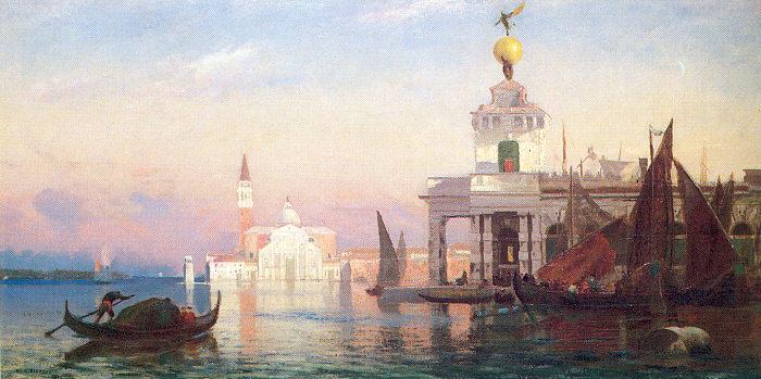 Picknell, William Lamb The Grand Canal with San Giorgio Maggiore oil painting image